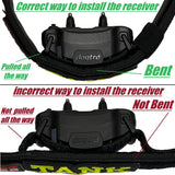 1.5" Tactical E collar for Dog Training systems with personalized patch and handle option compatible with most Dogtra, Garmin, Sportdog & E-Collar Technologies receivers