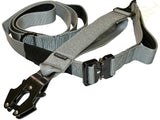 3mm frog pro tactical leash with detachable traffic leash gray