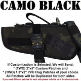 365 Dog Harness by Bullrun - Tactical Harness with Removable Vest - camo black