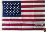 F06 US Flag Embroidered Stars and Sewn Stripes High Quality Heavy Duty USA 2'x3' Ft Nylon American Flag 210 D (Premade)