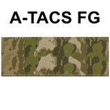 1.5 x 5 inch Custom NameTape OCP ACU USMC NAVY Marine Woodland Black Uniform Camo Hook Fastener & Iron Tactical Name Patch (Upto 2 lines) (Matches our Dog Collars)