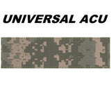 Huge 2 x 7 inch Custom NameTape OCP ACU USMC NAVY Marine Black Uniform Camo Hook Fastener & Iron Tactical Name Patch (Upto 2 lines)