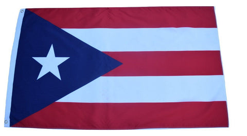F58 Puerto Rico State Flag 3'x5' Ft Polyester Wholesale & Bulk Price $2.40 (Premade)
