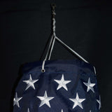 F05 USA Windsock Flag Embroidered Stars Sewn Heavy Wind 210D Nylon 210 D (Premade)