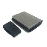 Fi Tracker Holder wrap-around Pouch for dog collars gray