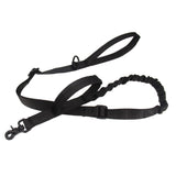 black tactical dog leash Bungee Dog Leash camo Military Style padded handle adjustable no pull shock  proof dog leash