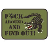 1.3x2 inch PVC USA flag  Tactical Patches hook fastener backing (Premade)