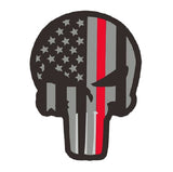 1.3x2 inch PVC USA flag  Tactical Patches hook fastener backing (Premade)