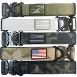 1.5 inch Tactical Dog Collar K9 Collar with USA Flag Blue Line Camo Thick Police Service Dog Collar Cobra Buckle