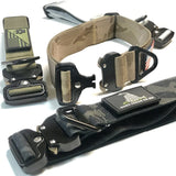 1.5 inch Tactical Dog Collar K9 Collar with USA Flag Blue Line Camo Thick Police Service Dog Collar Cobra Buckle