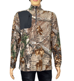 DRI DUCK Realtree Camo Sweater Interval DDX Quarter-Zip Jacket Nano Fleece Nylon Water Proof Pullover (Premade)