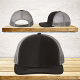 Your Text Custom Embroidered on Mesh back Trucker Hat Personalized Word SnapBack Cap No minimum