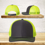 Your Text Custom Embroidered on Mesh back Trucker Hat Personalized Word SnapBack Cap No minimum