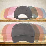 Your Text Embroidered Custom Hats 100% Cotton Personalized Six Panel Structured Quality Baseball  Cap No Minimum