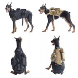 Tactical Dog Vest Military molle Vest with pouches (Premade)