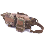 Tactical Dog Vest Military molle Vest with pouches (Premade)