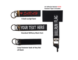 Monogrammed Keychains Key fob Personalized embroidered needlepoint Preppy name keyrings