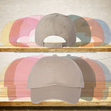 Your Text Embroidered Custom Hats 100% Cotton Personalized Six Panel Structured Quality Baseball  Cap No Minimum