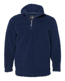 navy sherpa jacket