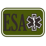 1.3x2 inch PVC USA flag  Tactical Patches hook fastener backing (Premade)