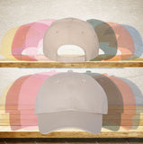 Your Text Embroidered Custom Hats 100% Cotton Personalized Six Panel Structured Quality Baseball  Cap No Minimum