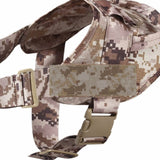 Personalized Tactical Dog Harness Vest Custom Military Style dog Harness K9 Vest with 1.5x4 inch Embroidered Name patch with handle