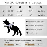 Personalized Tactical Dog Harness Vest Custom Military Style dog Harness K9 Vest with 1.5x4 inch Embroidered Name patch with handle