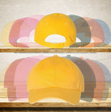 Your Text Embroidered Custom Hats 100% Cotton Personalized Six Panel Structured Quality Baseball  Cap No Minimum