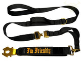 3mm frog pro tactical leash with detachable traffic leash buckle