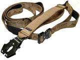 3mm frog pro tactical leash with detachable traffic leash camo brown