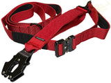 3mm frog pro tactical leash with detachable traffic leash red