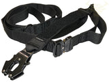 3mm frog pro tactical leash with detachable traffic leash solid black
