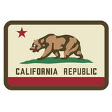 1.3x2 inch PVC USA flag  Tactical Patches hook fastener backing (Premade)