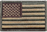 TACTICAL USA FLAG PATCH Multitan (Multitan) *Made in USA -Bullrun Flag