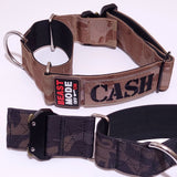 tactical martingale collar with metal buckle