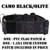 tactical martingale collar black camo