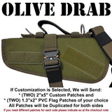 365 Dog Harness by Bullrun - Tactical Harness with Removable Vest - olive drab