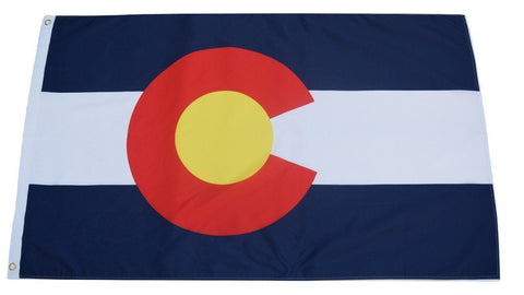 F61 Colorado State Flag 3'x5' Ft Polyester Wholesale & Bulk Price $2.40 (Premade)