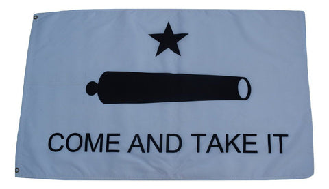 F84 Come And Take It Flag Lone Star 3'x5' Ft Polyester Wholesale & Bulk Price $2.40 (Premade)
