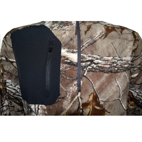 DRI DUCK Realtree Camo Sweater Interval DDX Quarter Zip Jacket