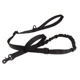 black tactical dog leash Bungee Dog Leash camo Military Style padded handle adjustable no pull shock  proof dog leash 