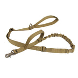 tan brown tactical dog leash Bungee Dog Leash camo Military Style padded handle adjustable no pull shock  proof dog leash 