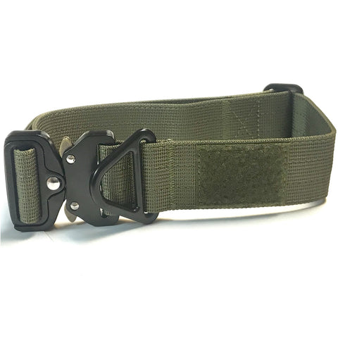 1.5 inch Tactical Dog Collar K9 Collar with USA Flag Blue Line Camo Th ...