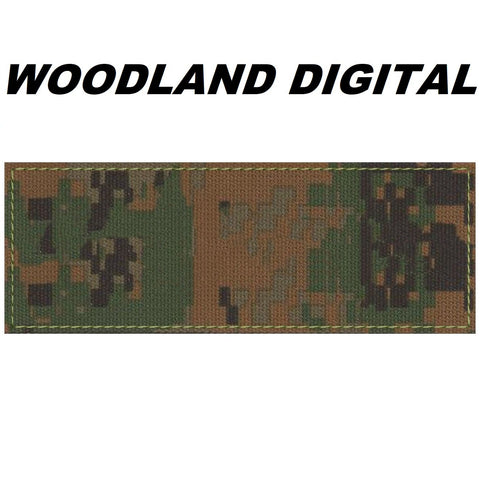Single Name Tape - SEW-ON - Woodland Marpat