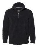 black sherpa pullover