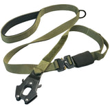 olive green kong fron leash tactical dog leash with cobra buckle tactical soft handle leash heavy duty tactical leash