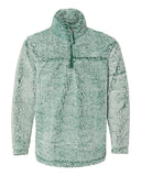 green sherpa jacket