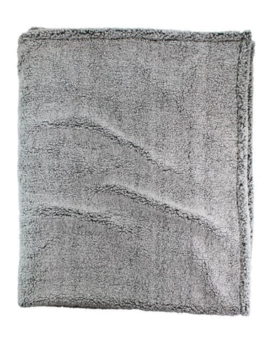 monogrammed sherpa blanket