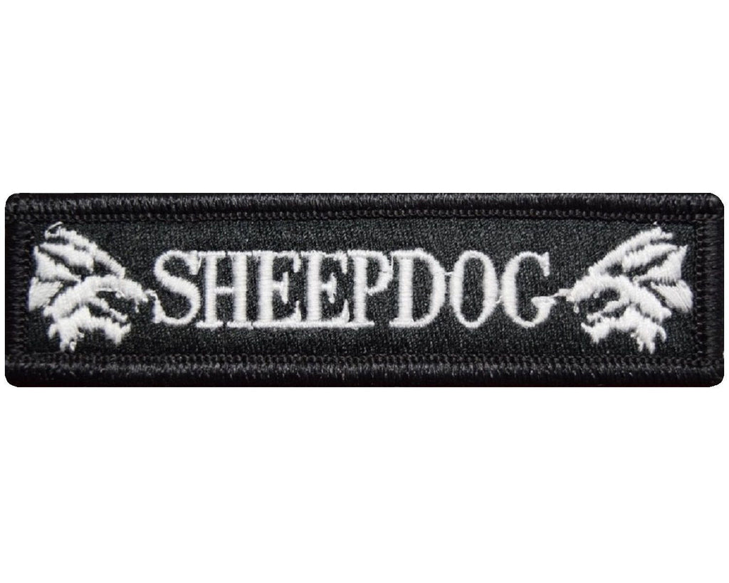 V115 Tactical Sheepdog patch Black & White 1