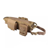 Tactical Dog Vest Military molle Vest with pouches (Premade)